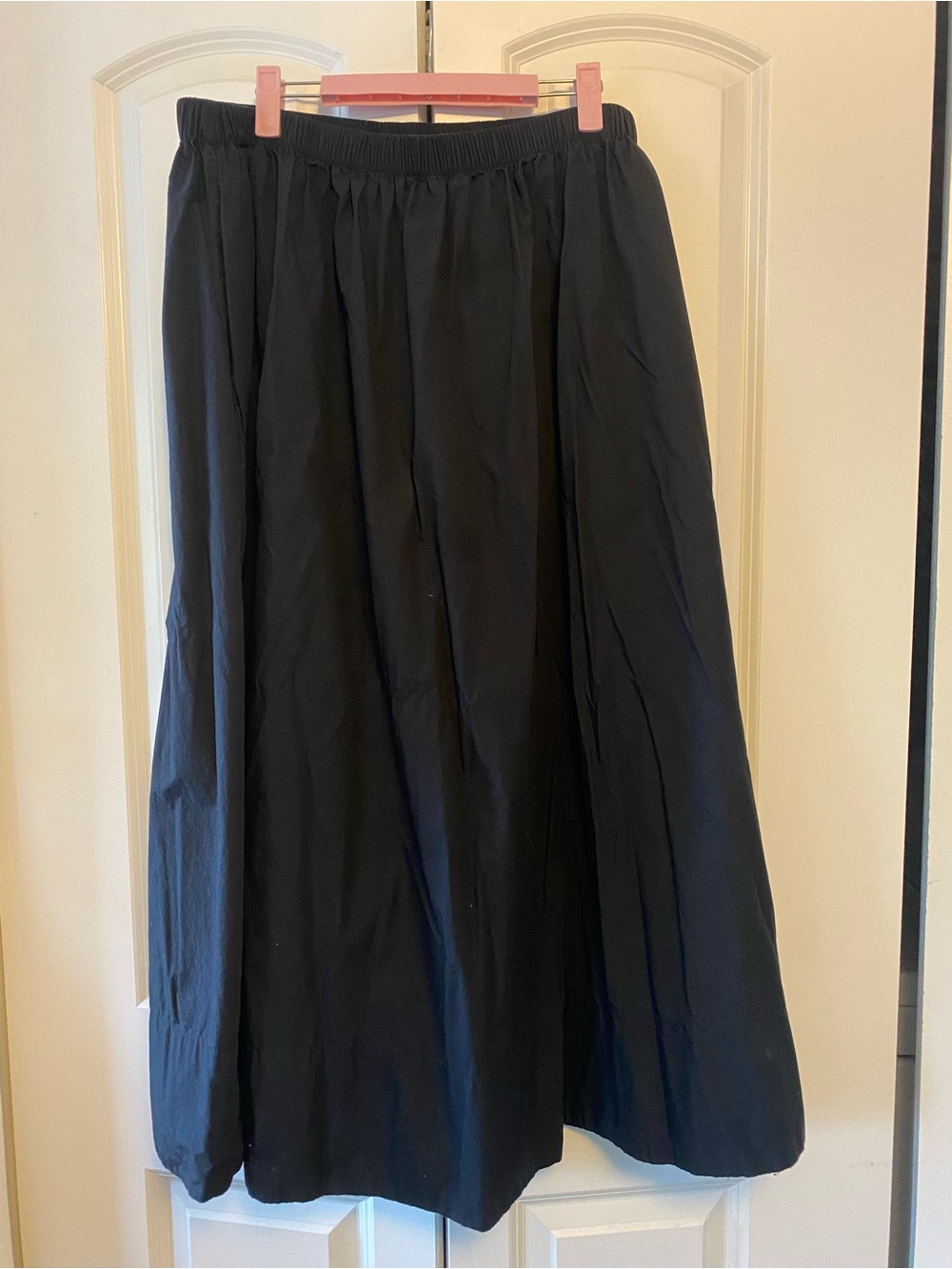 Quince Black Maxi Skirt